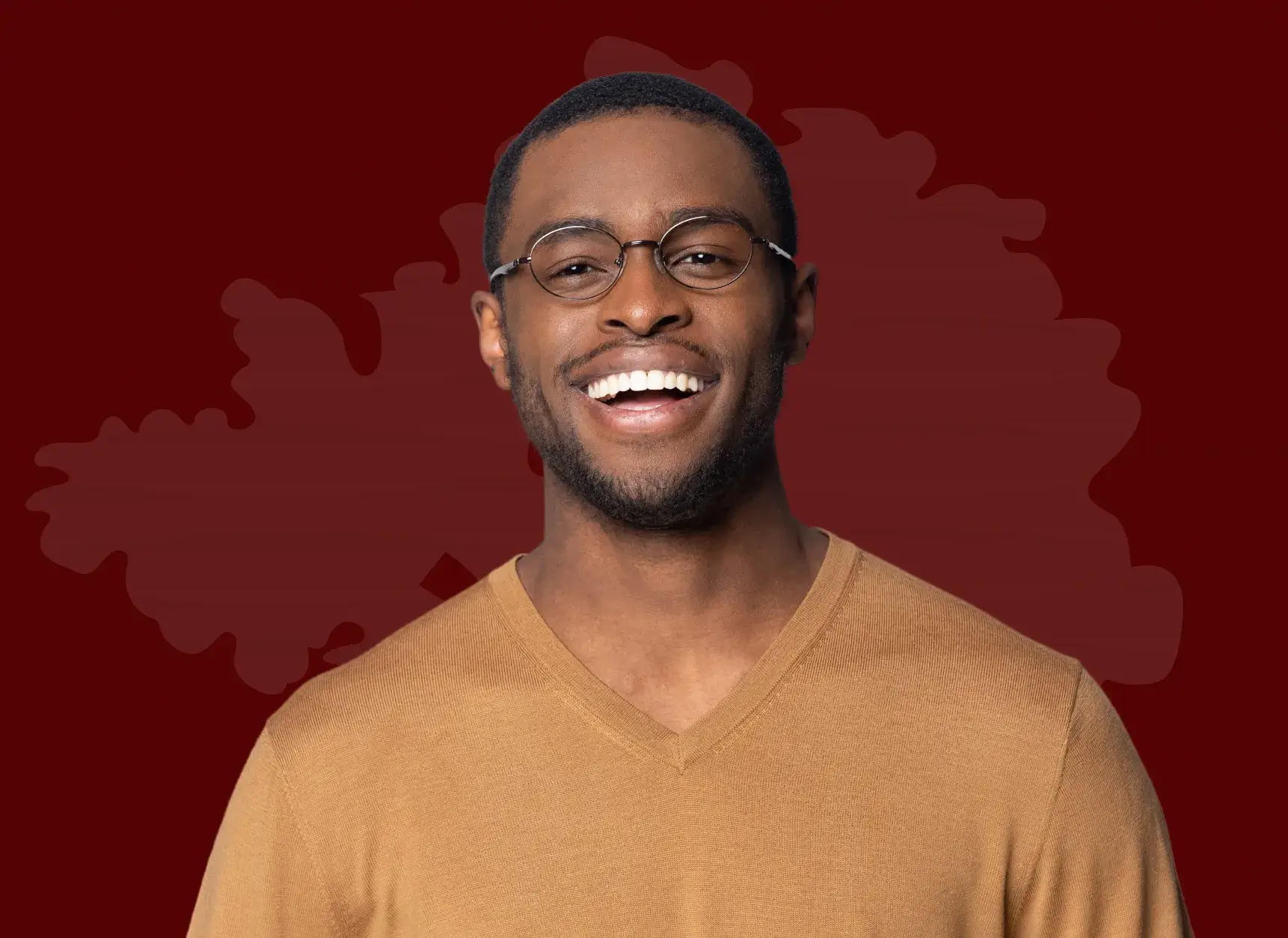 man smiling