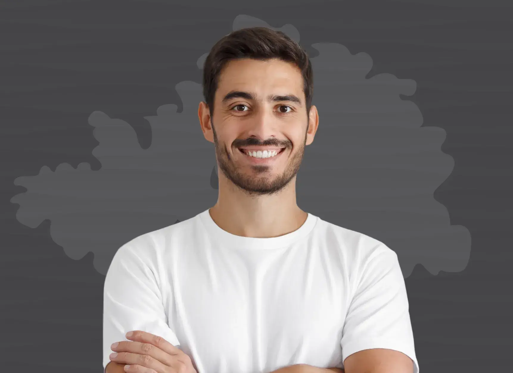 man smiling