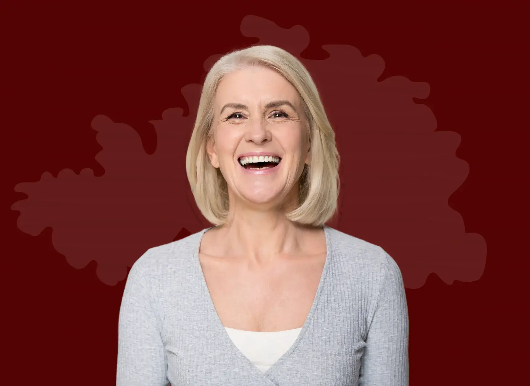woman smiling